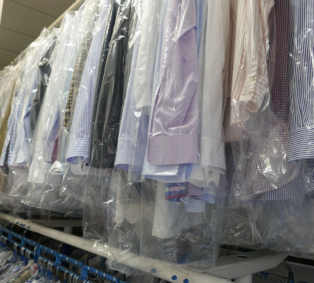 suits and shirts dry cleaning